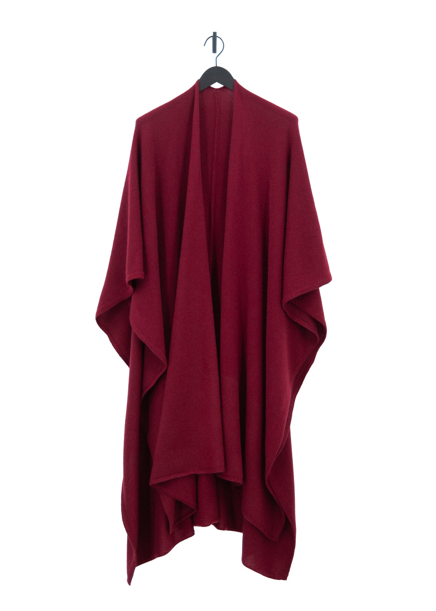 Kaschmir Cape in Weinrot von PETIT CALIN