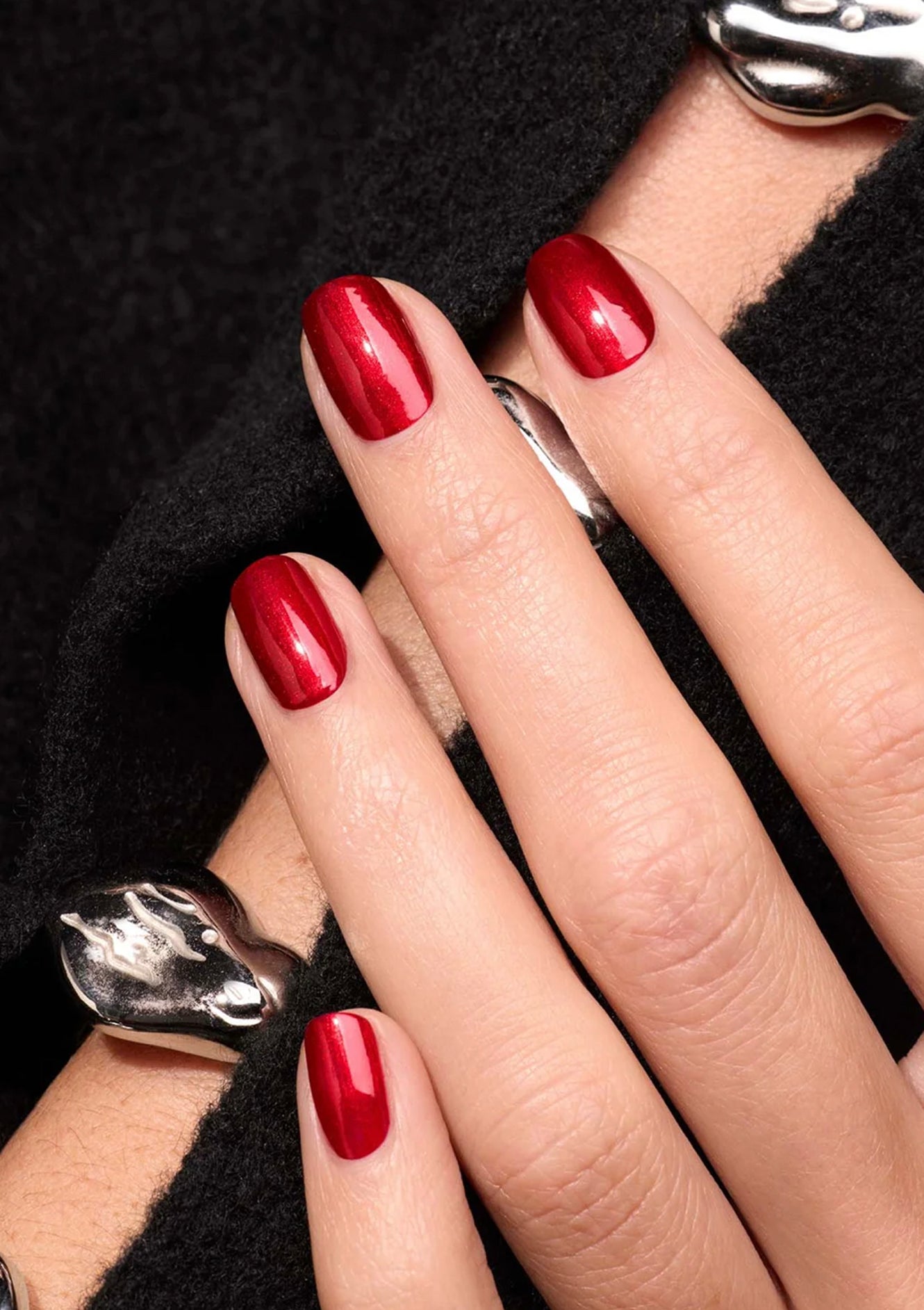 Nagellack RED HIBISCUS GREEN by MANUCURIST Paris