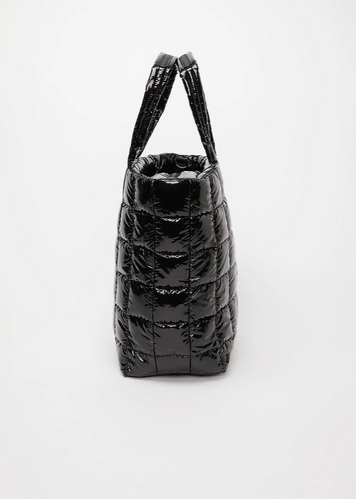 VEE PORTER SHOPPER BLACK VINYL