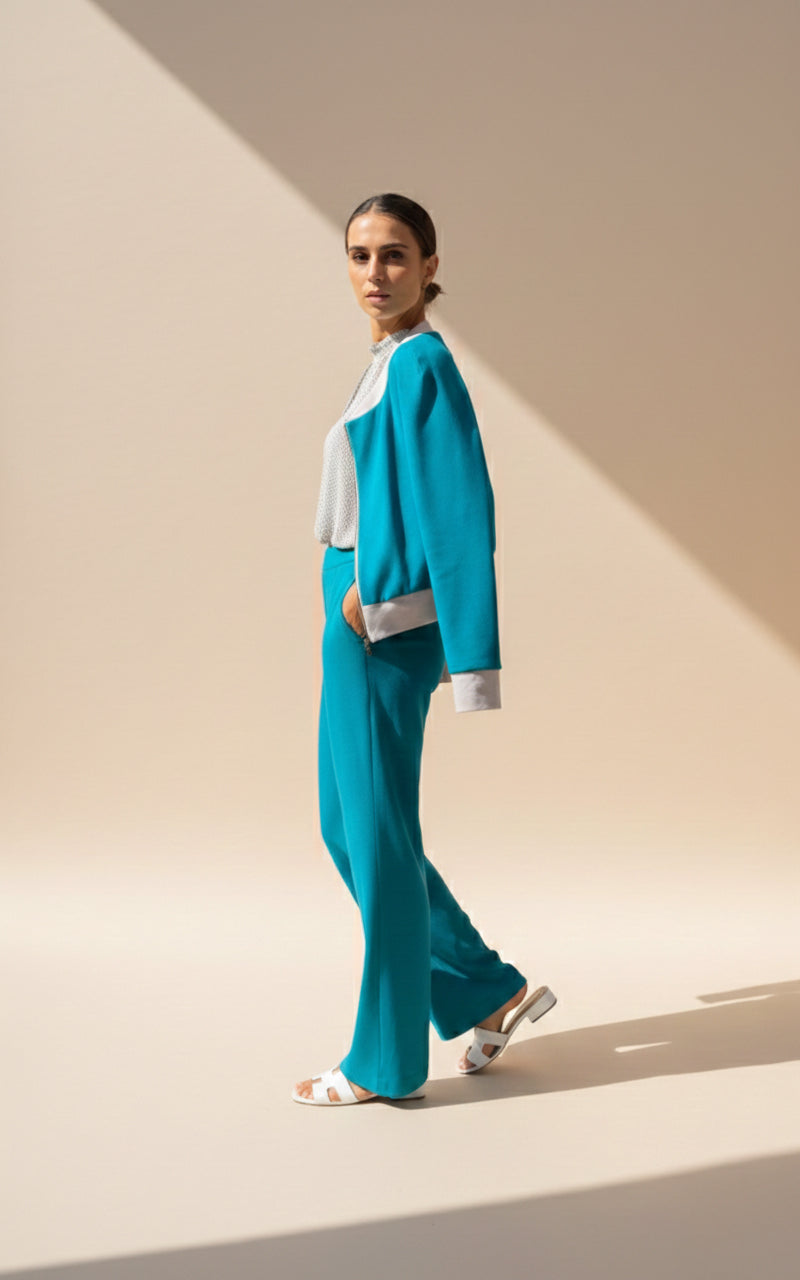 Hose MARLENE Türkis von COCO LORES