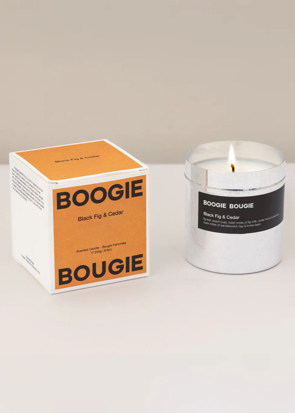 KERZE BLACK FIG & CEDAR von BOOGIE BOUGIE