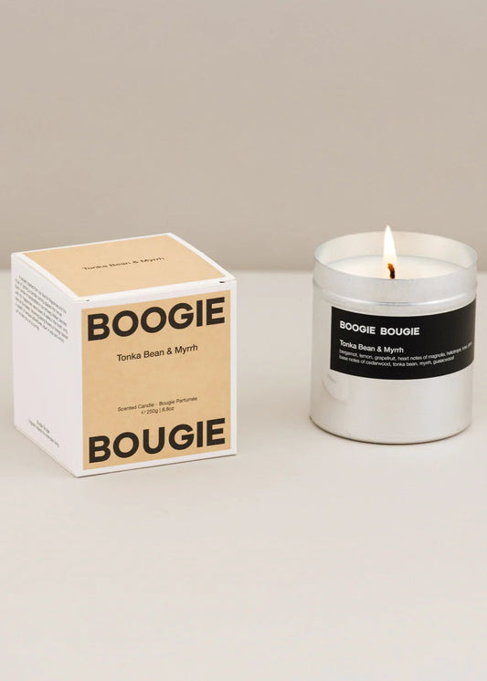 KERZE TONKABOHNE & MYRRHE von BOOGIE BOUGIE