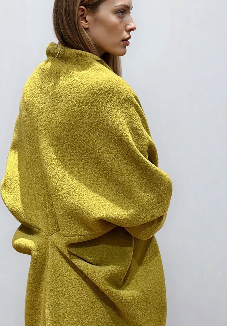 Wollcape AMBRA in Pistazie von HE:IDI