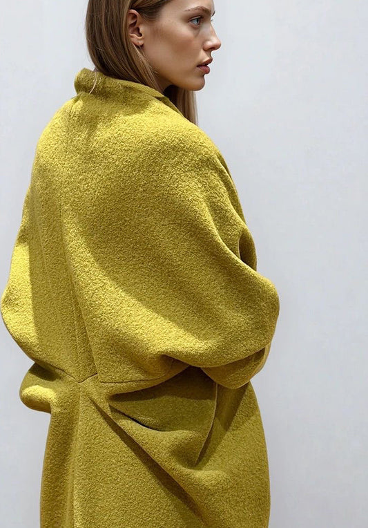 Wollcape AMBRA in Pistazie von HE:IDI