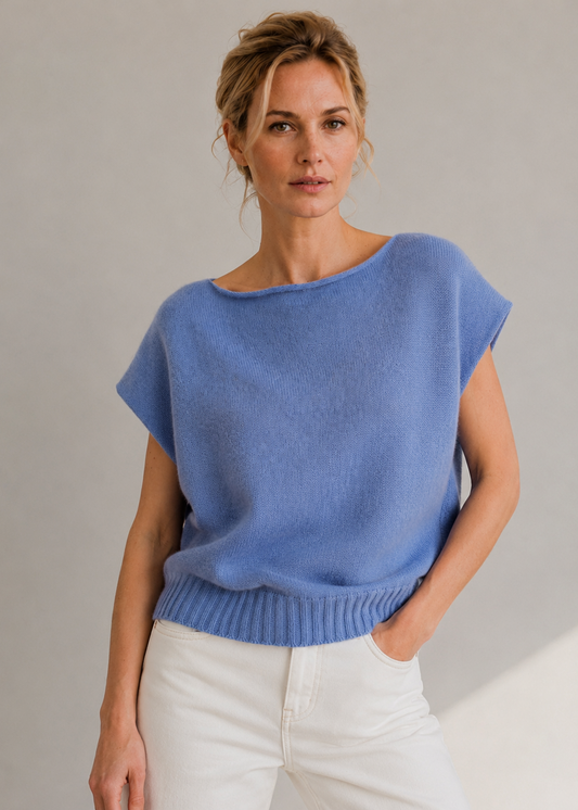 Slipover in der Farbe Azure von PETIT CALIN