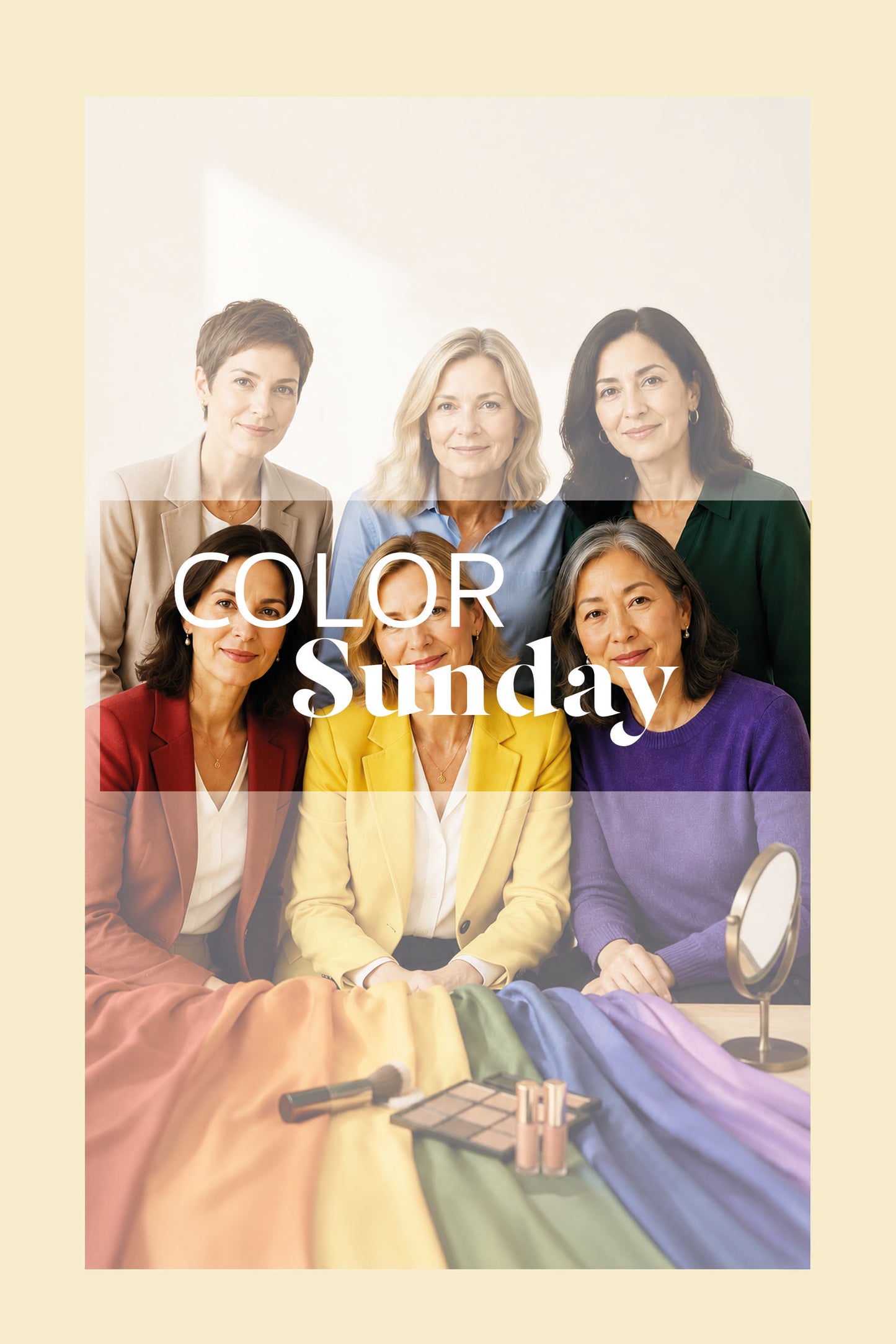 COLOR SUNDAY 25.10.26,  Farbberatungs-Event mit Make-up, 4h