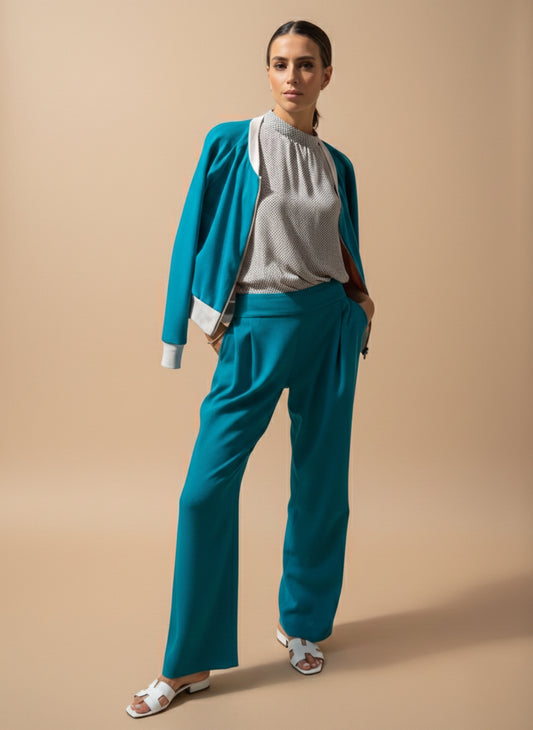 Hose MARLENE Türkis von COCO LORES
