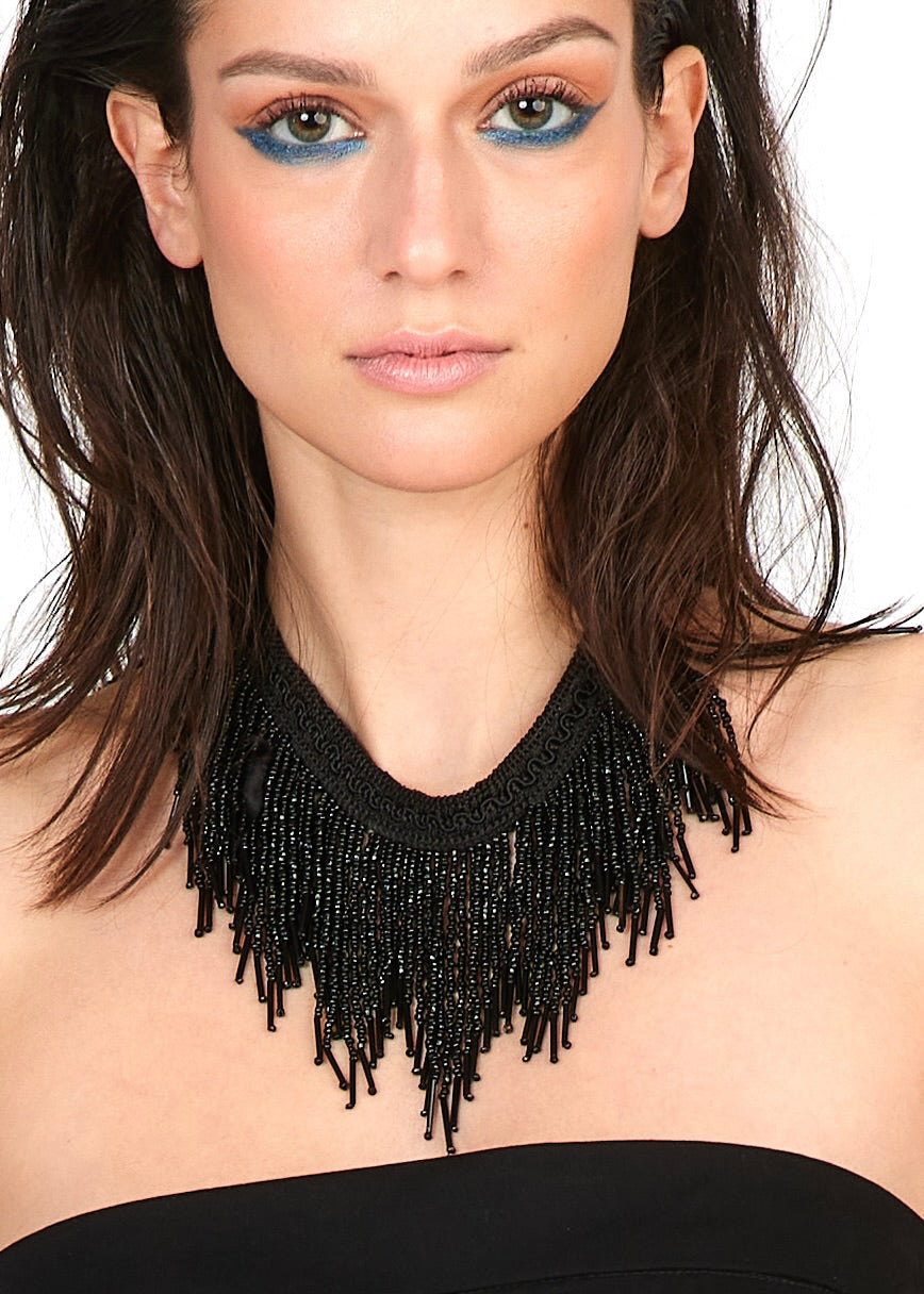 Perlenchocker in Schwarz von HE:IDI