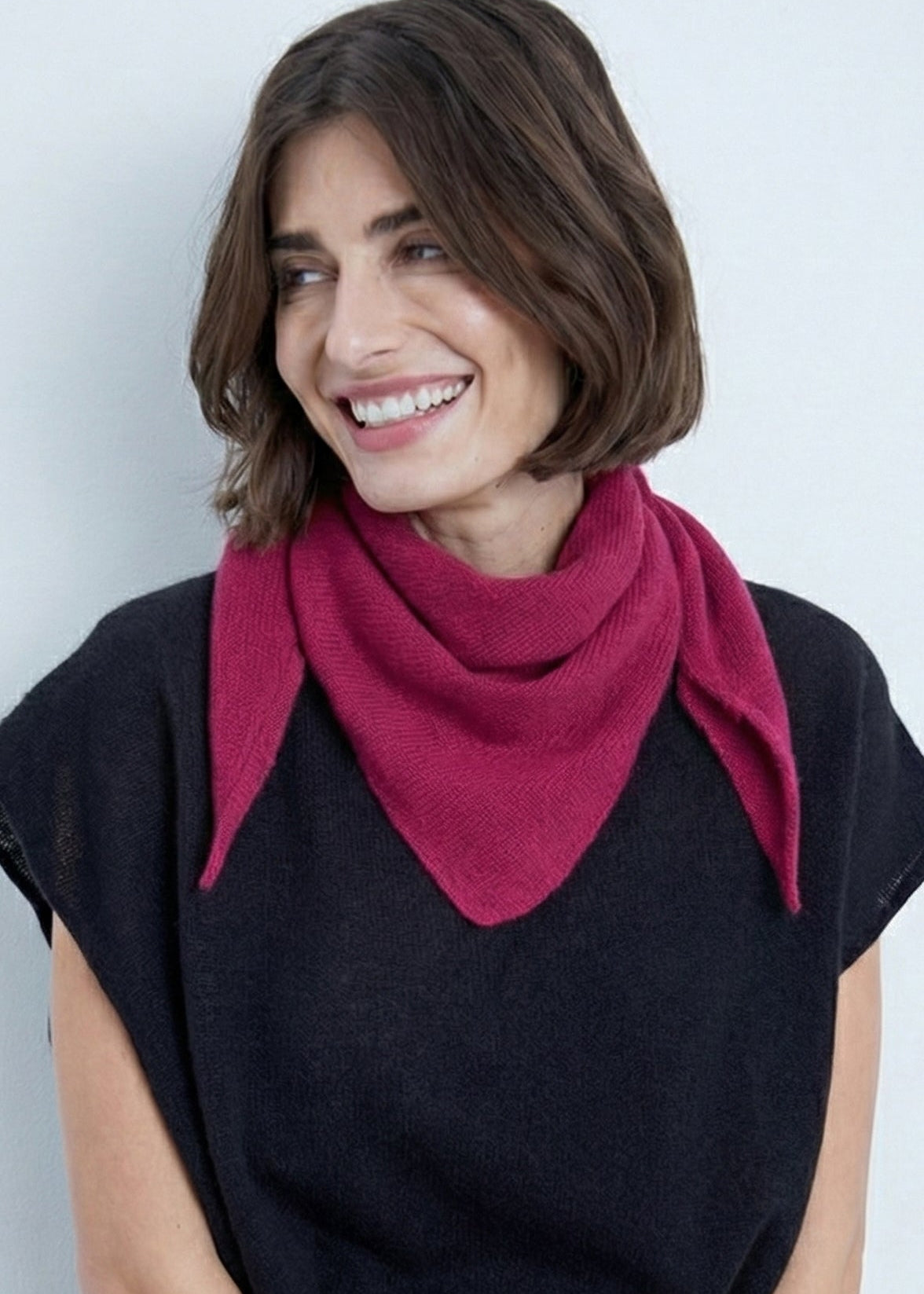 Kleines Kaschmir Dreieckstuch von PETIT CALIN