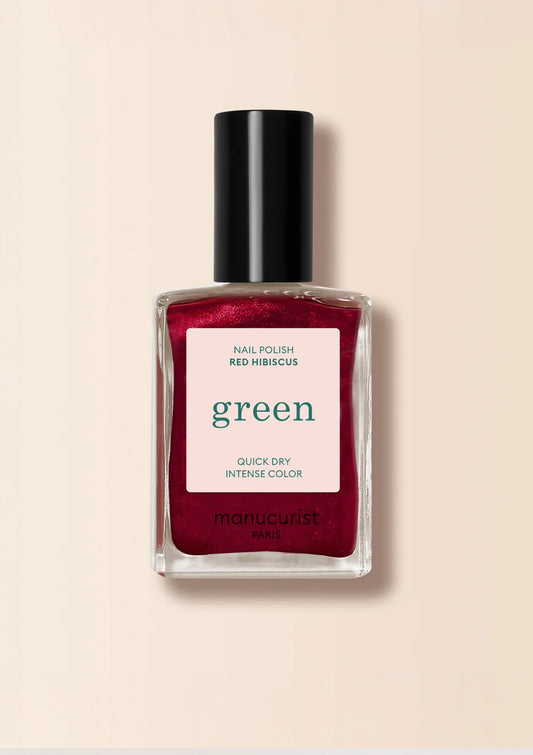 Nagellack RED HIBISCUS GREEN by  MANUCURIST Paris