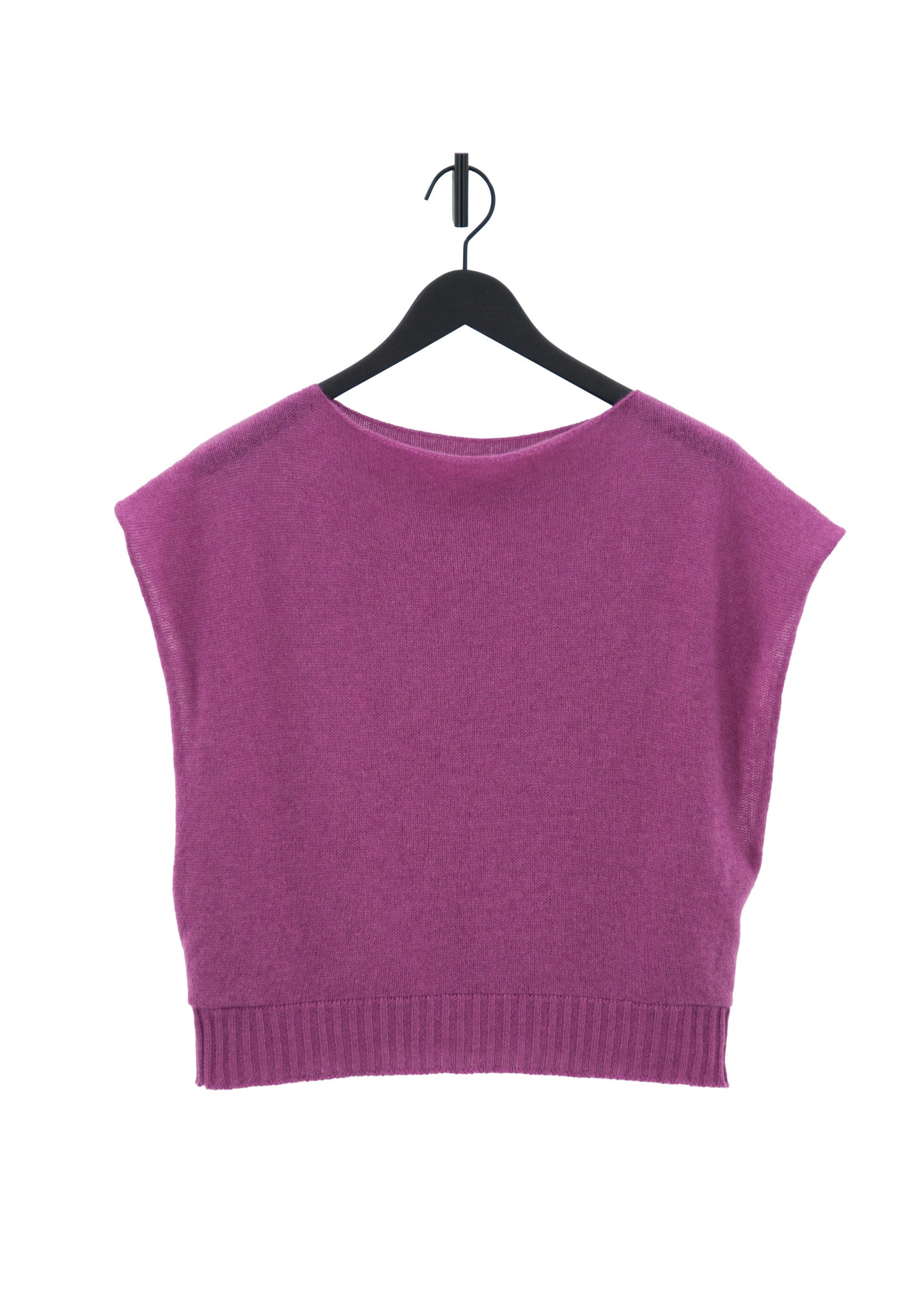 Kaschmir Slipover in der Farbe Mulberry von PETIT CALIN