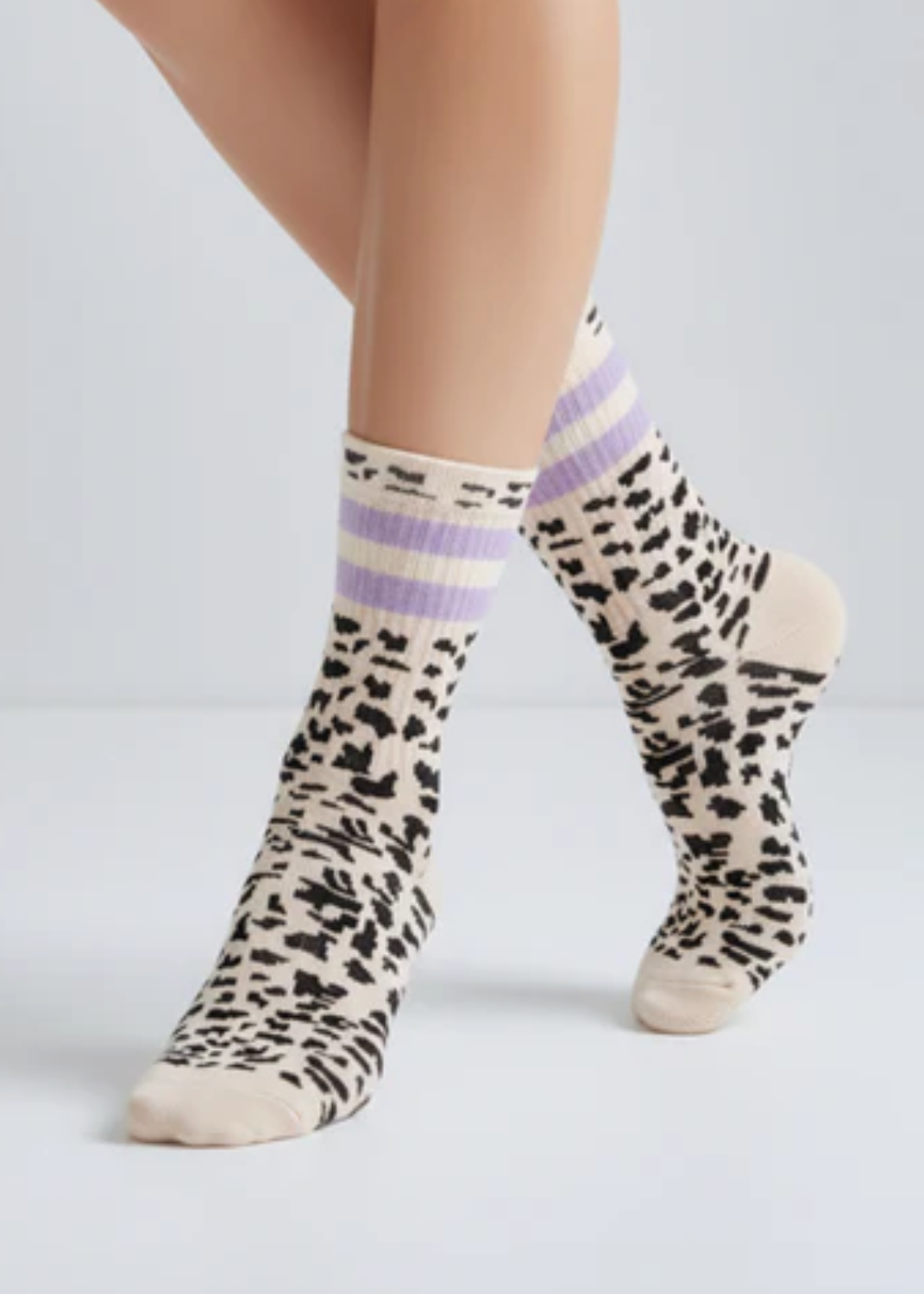 Socken Amanda - Latte Lila