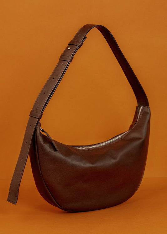 Tasche Bernie in Dunkelbraun von DANIELA DAMM