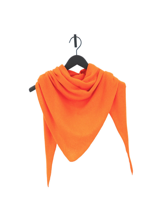 Kaschmir Dreieckstuch in Orange von PETIT CALIN