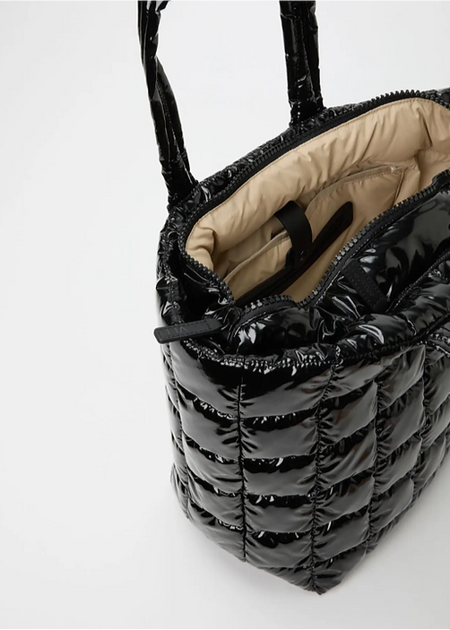 VEE PORTER SHOPPER BLACK VINYL